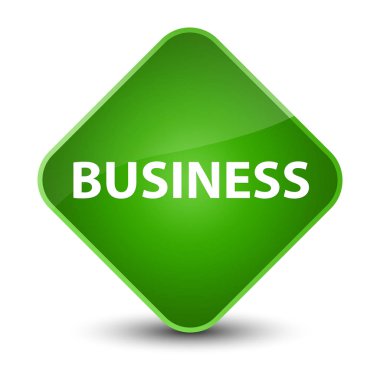 İş zarif yeşil elmas düğmesi