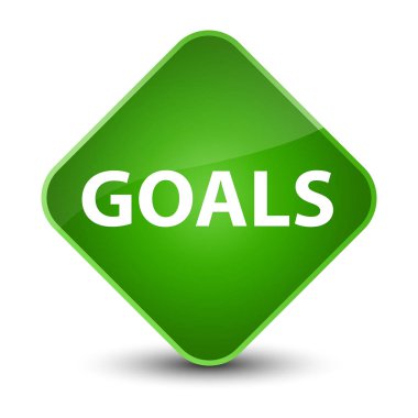 Gol zarif yeşil elmas düğmesi