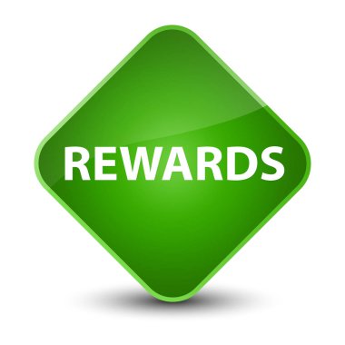 Ödüller zarif yeşil elmas düğmesi