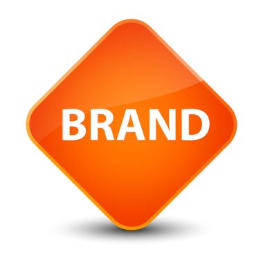 Marka zarif Turuncu elmas düğmesi