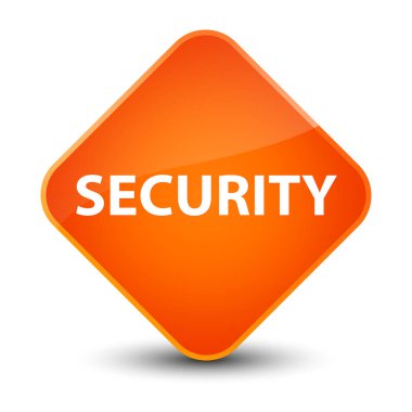 Güvenlik zarif Turuncu elmas düğmesi