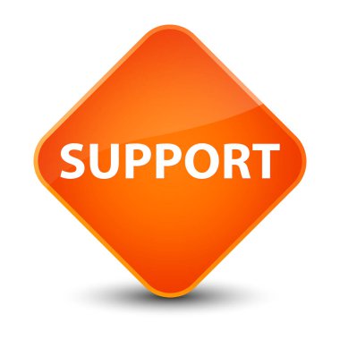 Destek zarif Turuncu elmas düğmesi