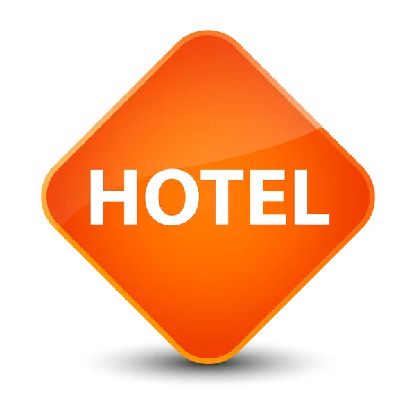 Hotel elegante botão de diamante laranja — Fotografia de Stock