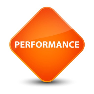 Performans zarif Turuncu elmas düğmesi