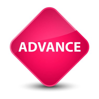 Önceden zarif pembe elmas düğmesi