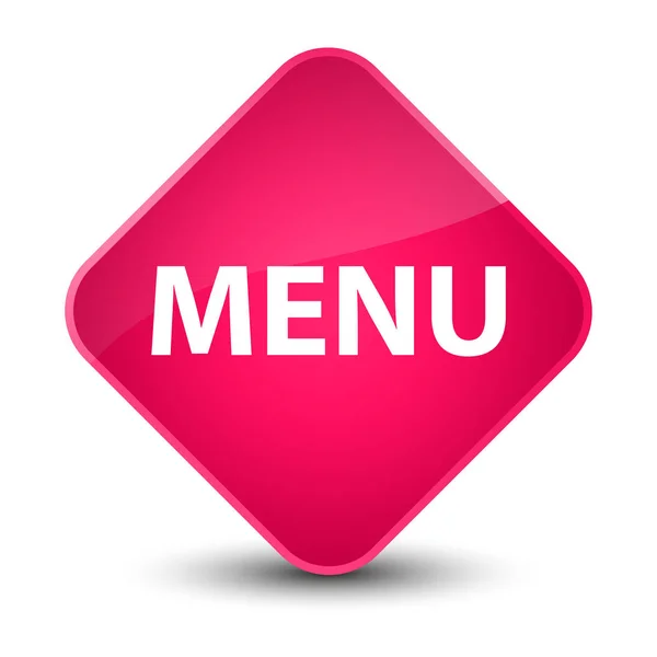 Menu elegante pulsante diamante rosa — Foto Stock