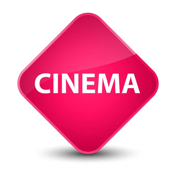 Cinema elegant pink diamond button — Stock Photo, Image