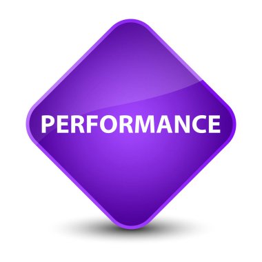 Performans zarif mor elmas düğmesi