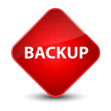 Yedek zarif kırmızı elmas düğmesi