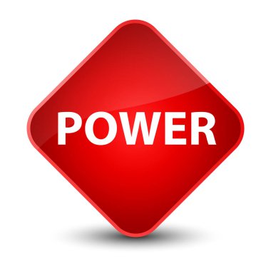 Güç zarif kırmızı elmas düğmesi