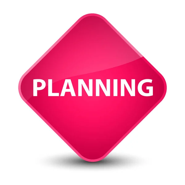 Planejamento elegante botão de diamante rosa — Fotografia de Stock