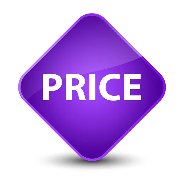 Ціна елегантна фіолетова алмазна кнопка — стокове фото