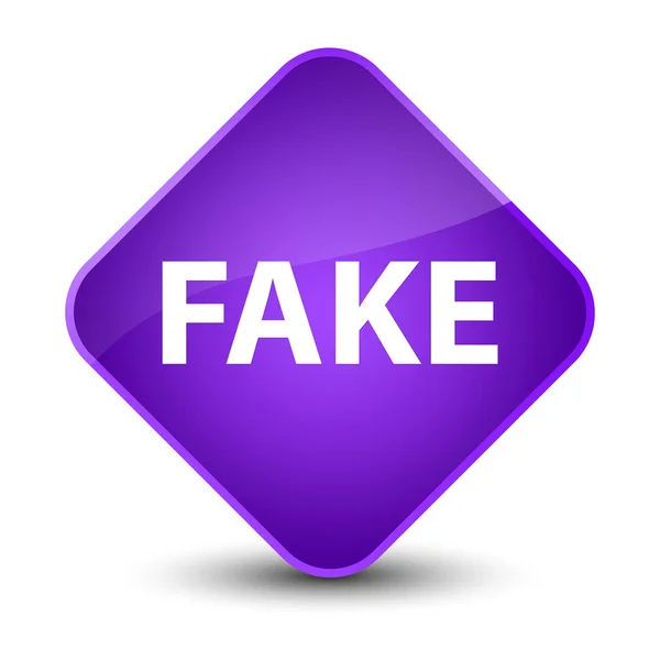 Fake elegant purple diamond button — Stock Photo, Image