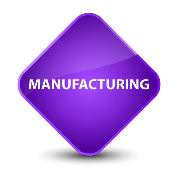 Manufacturing elegant purple diamond button — Stock Photo, Image