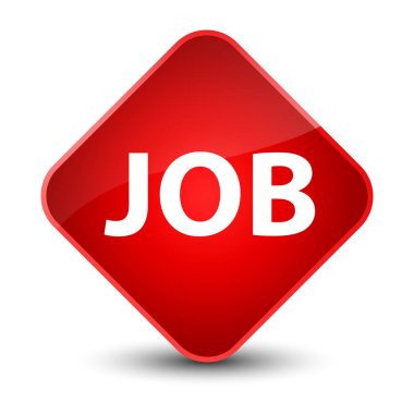 İş zarif kırmızı elmas düğmesi