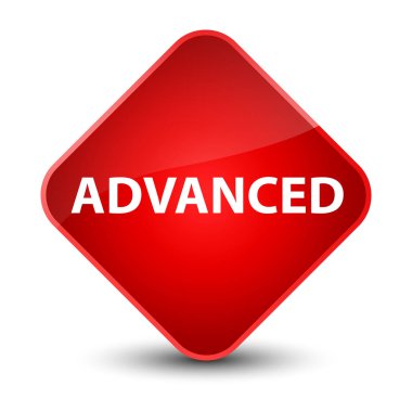 Gelişmiş zarif kırmızı elmas düğmesi