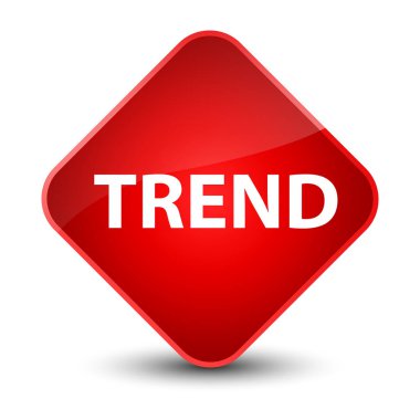 Trend şık kırmızı elmas düğmesi