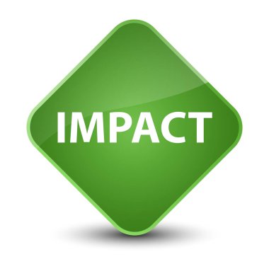 Etkisi zarif yumuşak yeşil elmas düğmesi