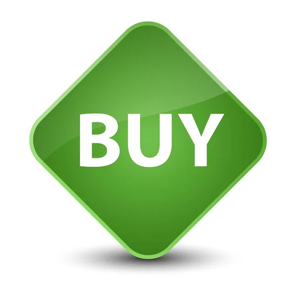 Buy elegant soft green diamond button — Stock Photo, Image