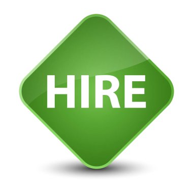 Kiralık zarif yumuşak yeşil elmas düğmesi