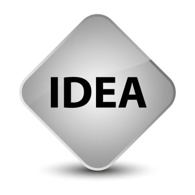 Fikir zarif beyaz elmas düğmesi