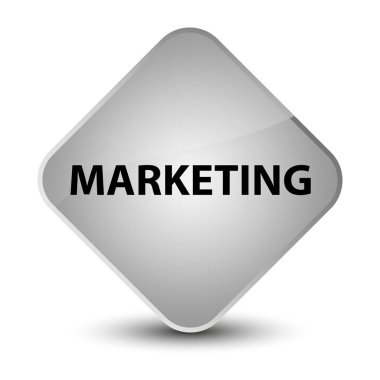 Zarif beyaz elmas düğmesini pazarlama