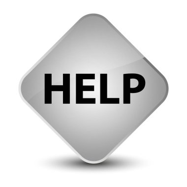 Yardım zarif beyaz elmas düğmesi