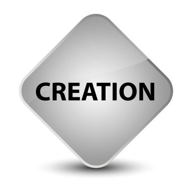 Oluşturma zarif beyaz elmas düğmesi