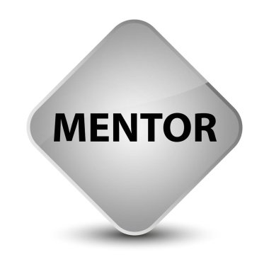 Akıl hocası zarif beyaz elmas düğmesi