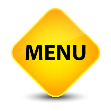 Menü zarif sarı elmas düğmesi