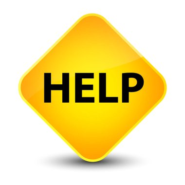 Yardım zarif sarı elmas düğmesi