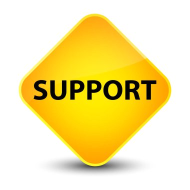 Destek zarif sarı elmas düğmesi