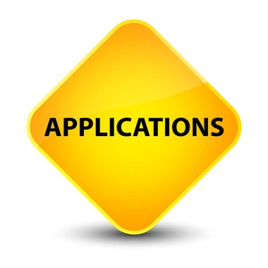 Uygulamalar zarif sarı elmas düğmesi