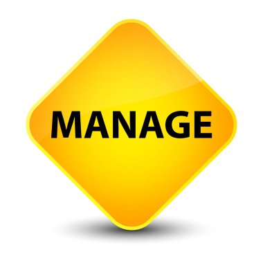 Zarif sarı elmas düğmesini yönetmek