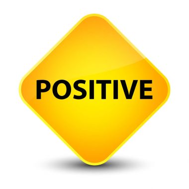 Pozitif zarif sarı elmas düğmesi