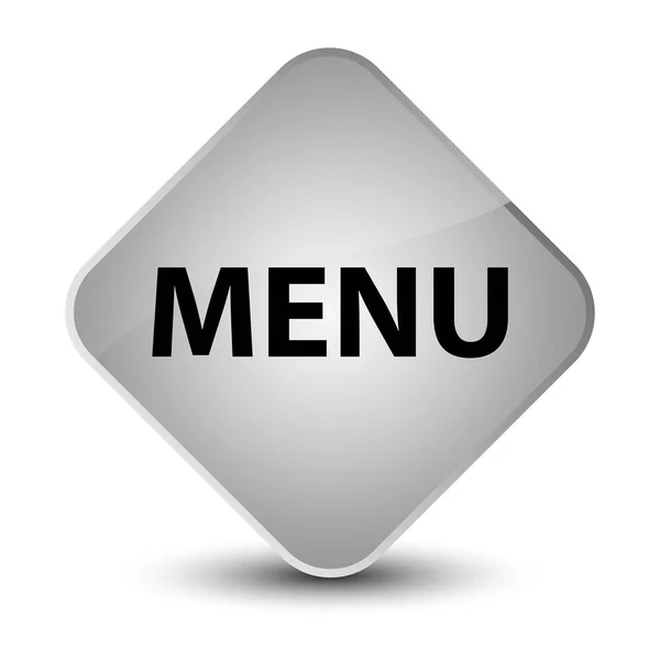 Menu elegante pulsante diamante bianco — Foto Stock