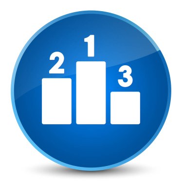 Podyum kutsal kişilerin resmi zarif mavi yuvarlak düğme