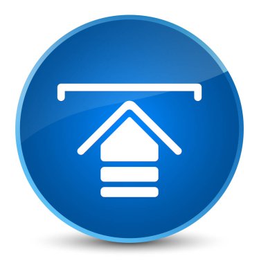 Kutsal kişilerin resmi zarif mavi yuvarlak düğme upload