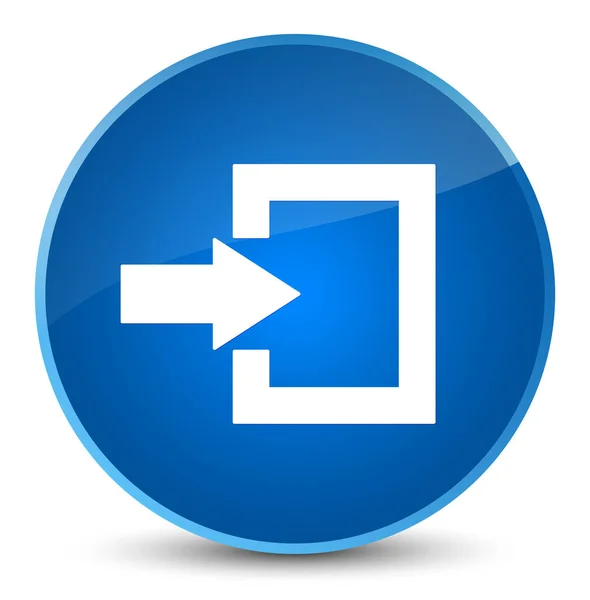 Inloggen elegante blauwe ronde knoop van het pictogram — Stockfoto