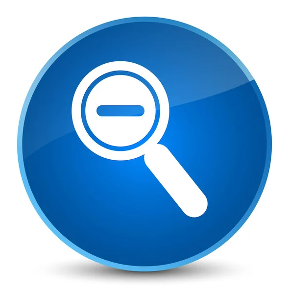 Zoom out icon elegant blue round button — Stock Photo, Image