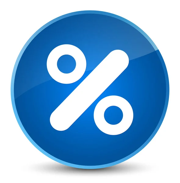 Discount icon elegant blue round button — Stock Photo, Image