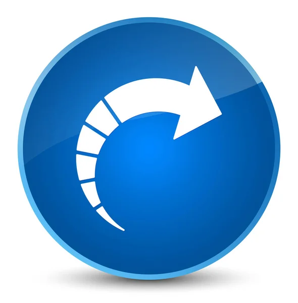 Следующая иконка со стрелкой элегантная синяя круглая кнопка — стоковое фото
