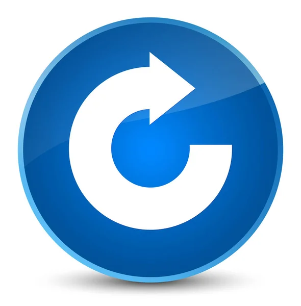 Reply arrow icon elegant blue round button — Stock Photo, Image