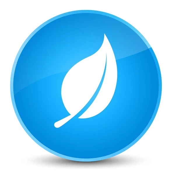 Listové ikonu elegantní azurová modrá kulaté tlačítko — Stock fotografie