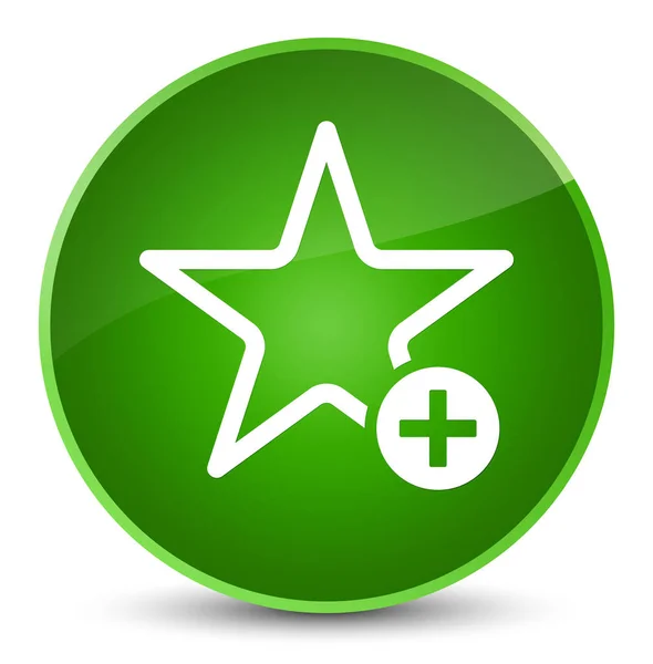 Add to favorite icon elegant green round button