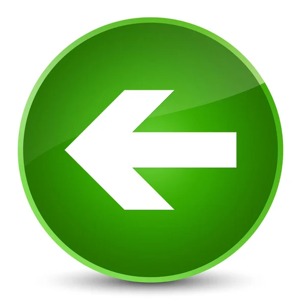 Bakåt-pilen ikonen eleganta gröna runda knappen — Stockfoto