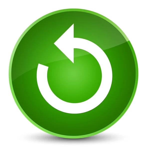 Refresh arrow icon elegant green round button — Stock Photo, Image