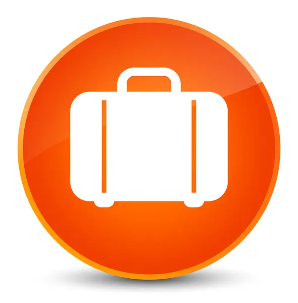 가방 아이콘 우아한 오렌지 라운드 버튼 — 스톡 사진