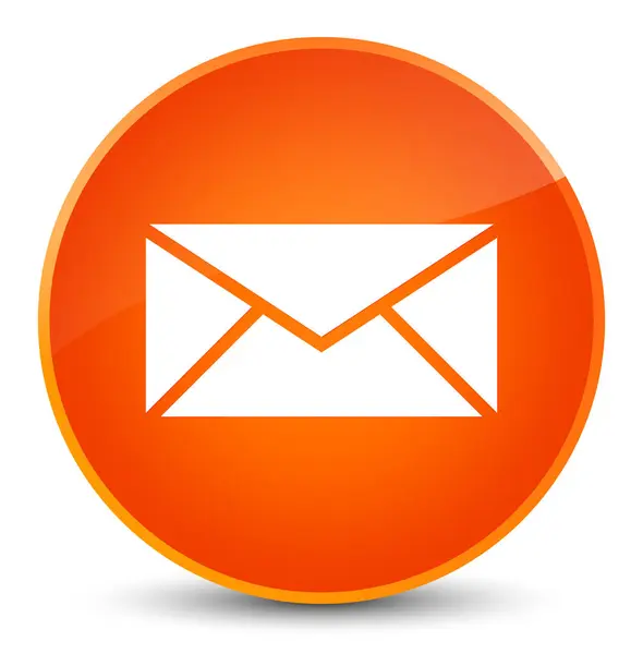 E-mailové ikony elegantní oranžové kulaté tlačítko — Stock fotografie