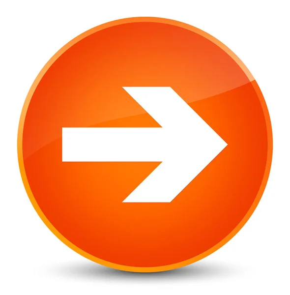 Successivo freccia icona elegante arancio pulsante rotondo — Foto Stock
